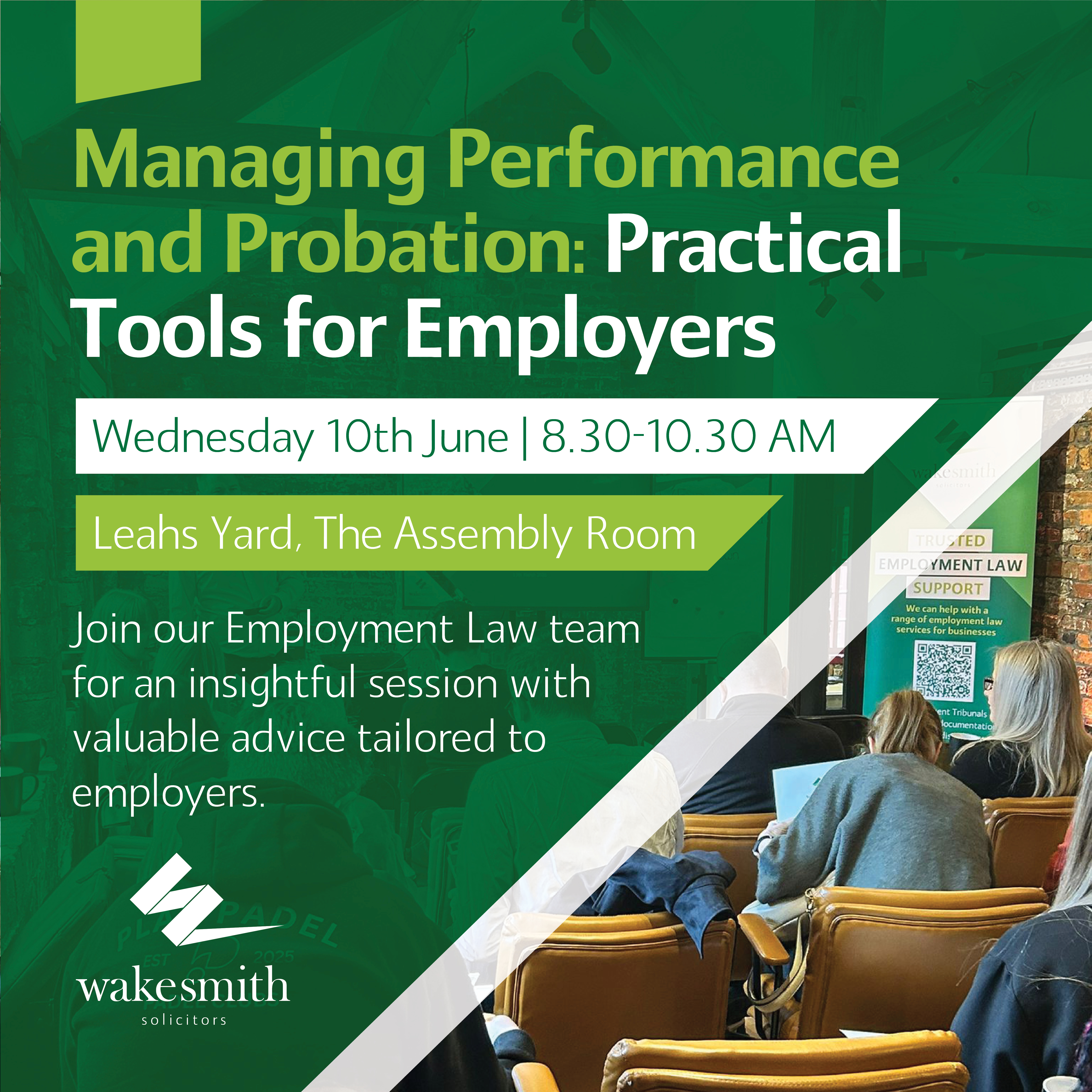 Employment Law Seminar: Managing Performance and Probation