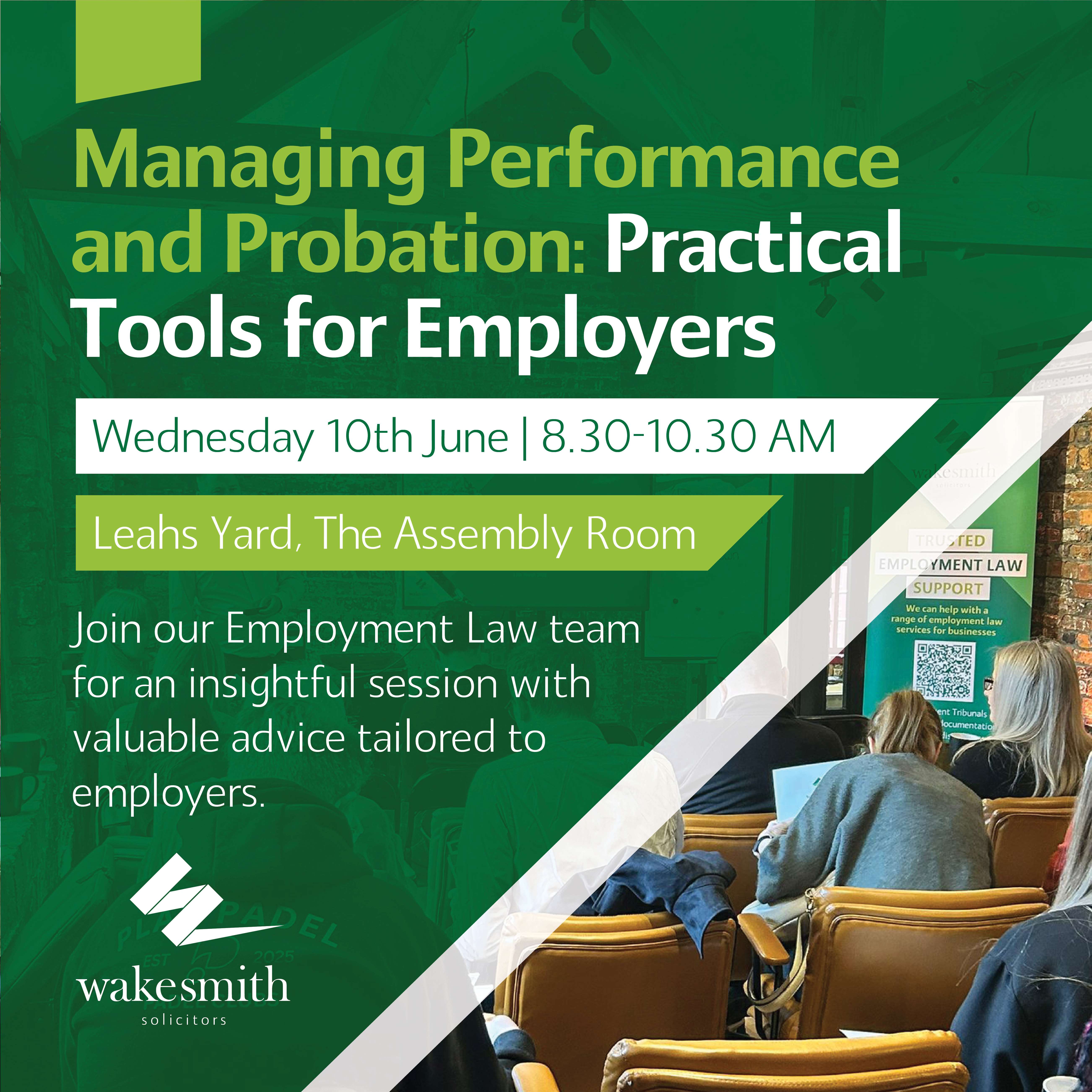 Employment Law Seminar: Managing Performance and Probation