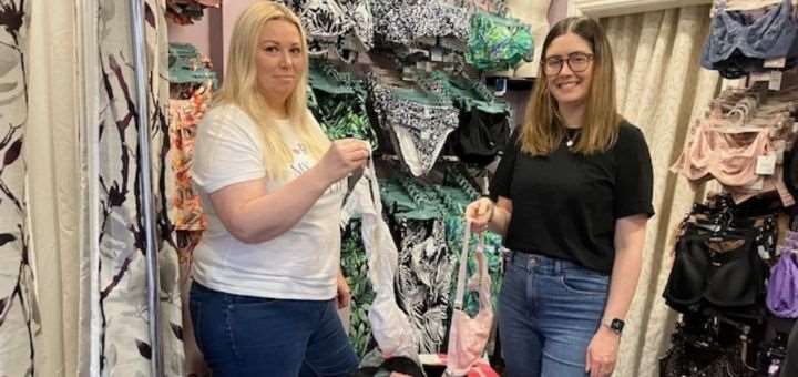 Collection boosts charity bra bank