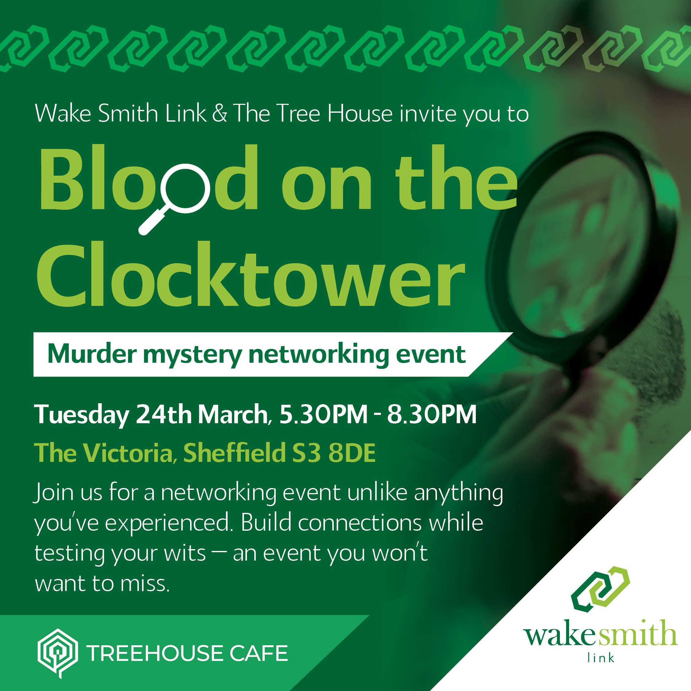 Wake Smith Link Murder Mystery Networking Evening