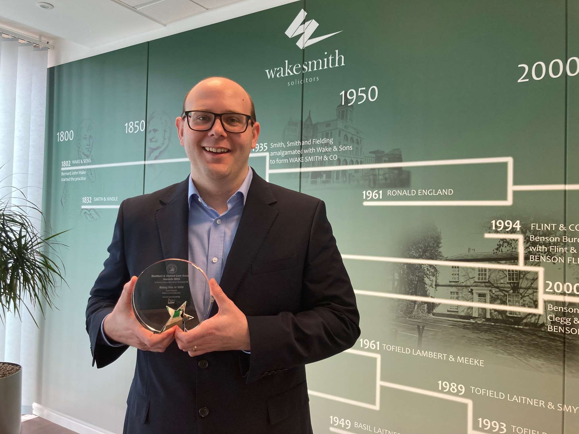 Wake Smith's Scott Haslam wins Rising Star award